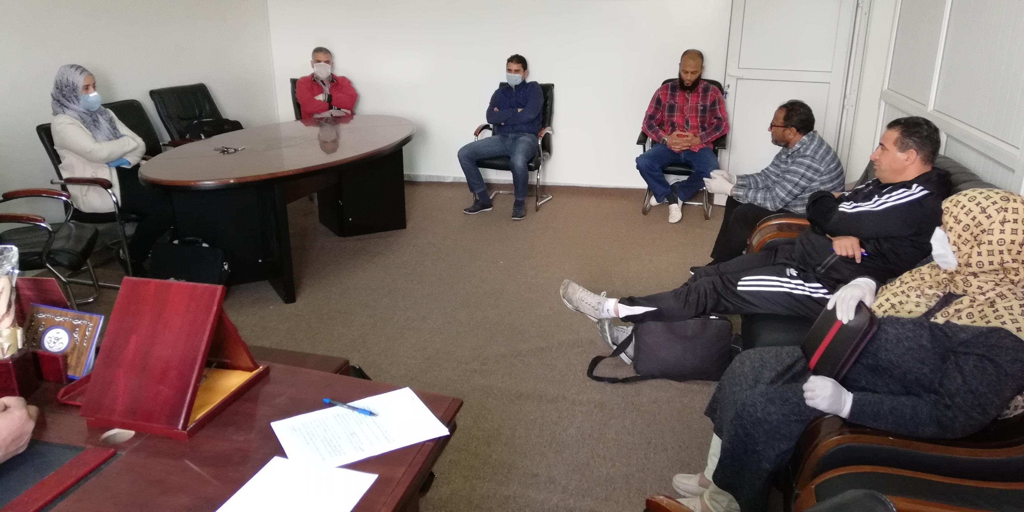 الإجتماع الطارئ لكلية التربية البدنية وعلوم الرياضة 